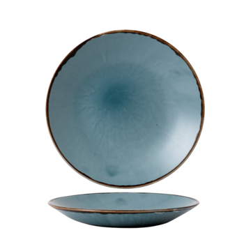 TALLRIK DJUP HARVEST BLÅ