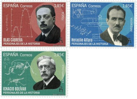 Spanien - Forskere - Postfrisk sæt 4v