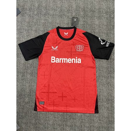 24-25 Bayer 04 Leverkusen Hjemmetræningsuniform Fodbold T-shirt S-2XL