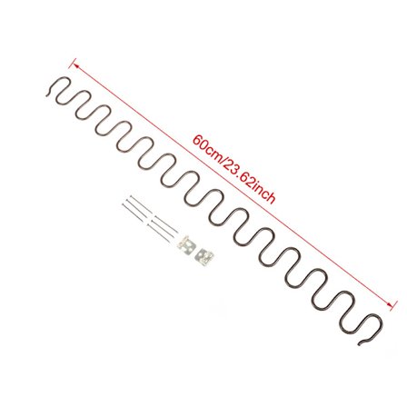 Ersättningsfjærer for sofa, stol, fjäder med klips