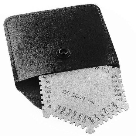 Vådfilmskam 25-3000um Rustfrit Stål Tykkelsesmåler Heksagon Høj Præcision Vådfilmstykkelsesmåler (FMY)