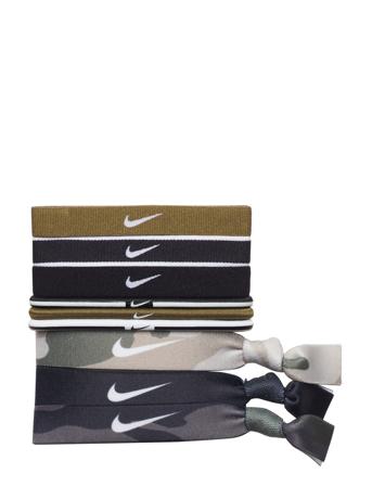 Nike Mixed Ponytail Holder 9Pk Accessories Headwear Headbands Multi/mønstret NIKE Equipment*Betinget Tilbud