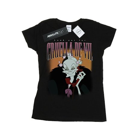 Disney Dam/Kvinnor Cruella De Vil Homage Bomull T-shirt XXL B