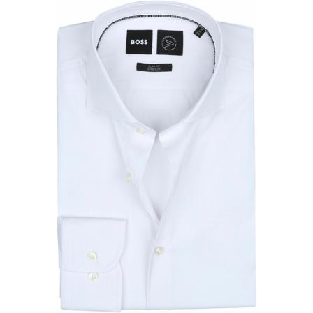 Hugo Boss Hank Overhemd Wit , Wit , Heren , Maat: S