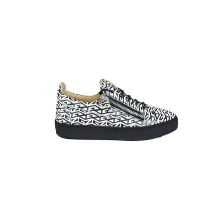 Giuseppe Zanotti Frankie Monogram Sneakers , Wit , Heren , Maat: 41 EU