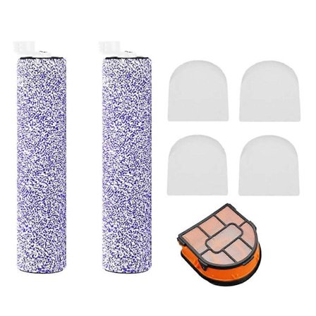 2 børste- og filtersett for Shark WD101 HydroVac XL 3 i 1 støvsuger, for Shark AW302 WD201 WD100 WD200 W