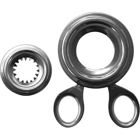 Äggskärare Silver Skal 6.8 x 0.50 x 10.6 cm