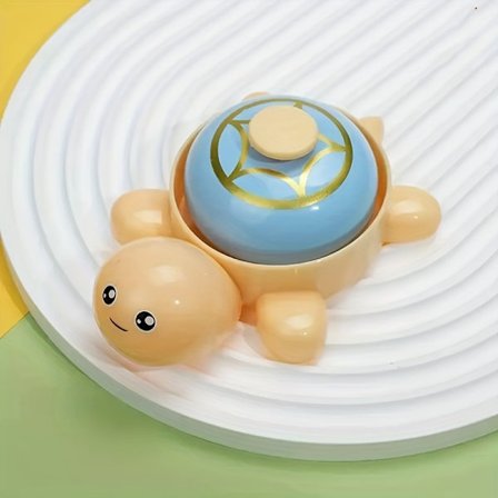 Interaktiv Sikker Ikke-Giftig Metal Skildpadde Klokke Hund med Klikker - Sensorisk Træningsklokke til Hvalpe & Hunde, Håndholdt Klokke til Lydighed, 