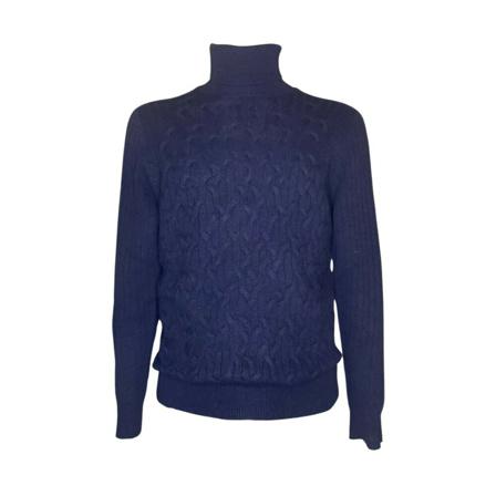Peserico, Turtlenecks Blauw, Heren, Maat:L