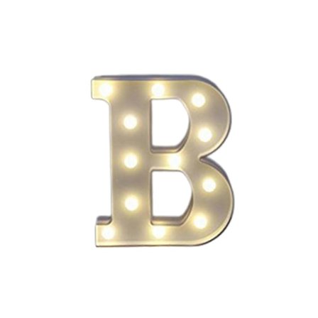 LED Bogstav Lys Stor Dekorativ Havelampe til Udendørs Brug