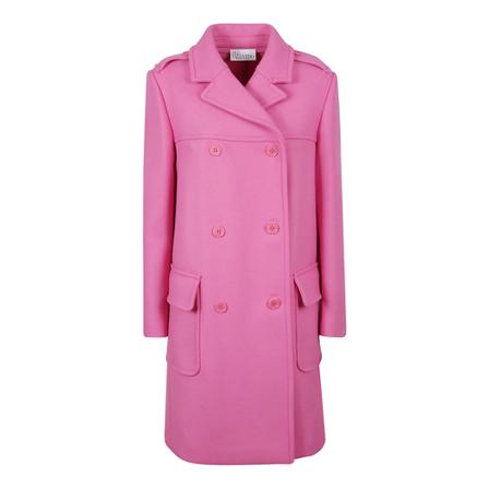 RED Valentino, Coat Różowy, Kobieta, Rozmiar: XS