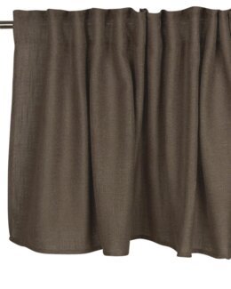 Yhdistelmänauhakappa Brooklyn yksivärinen pellava-look Ruskea