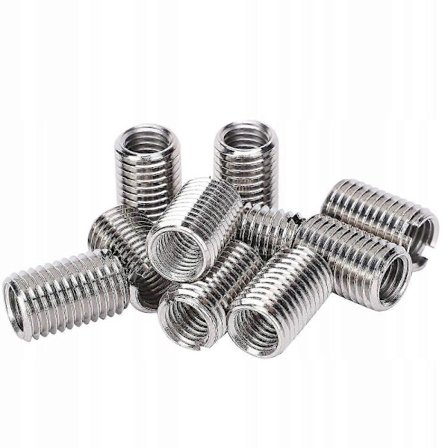 10x M8 til M6 Gjengereparasjonsforinger 20mm Rustfritt Stål Reduksjonsinnsatser