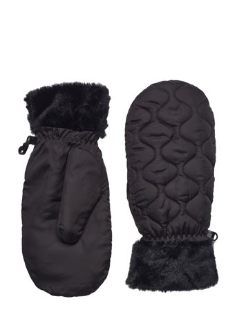 Becksöndergaard Makara Puff Mittens - Black - XS/S
