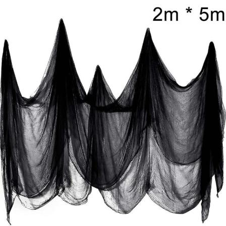 Halloween Gaze Skrämmande Tyg Muslindukar Dekor
