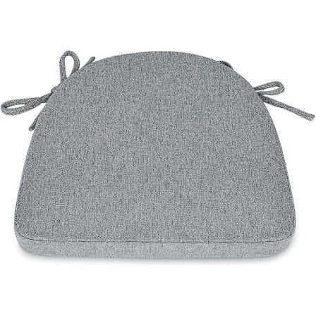 Skridsikker Køkken Spisestuestol Pude Med Bånd, Hukommelsesskum 17" X 16.5" Stol Sæde Gave