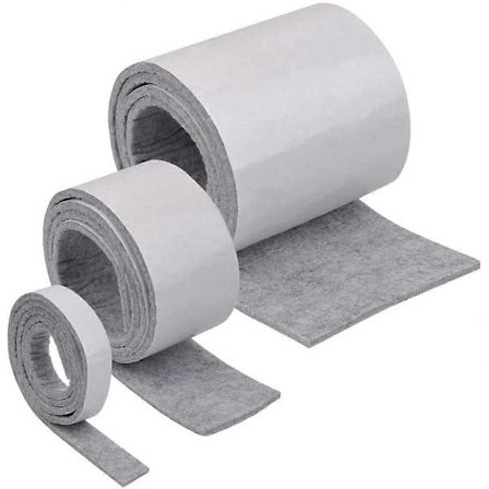 Filtglidere Selvklæbende 3 stk. Filtbånd, 2 cm / 5 cm / 10 cm Klæbende Filt