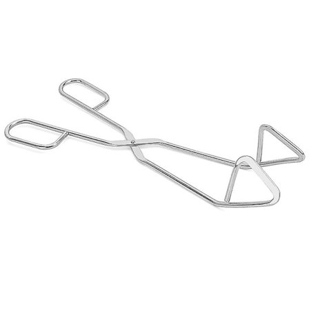 Grilltång i rostfritt stål, kolklämma för camping BBQ-grill