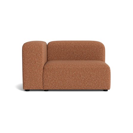 Milo XL hjørnemodul, venstrevendt - Puente Brun Terracotta - 100x130x72 - Sofa