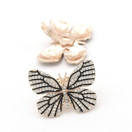Rhinestone Shoe Clip Butterfly Shiny Dekorativ Clip 4 4