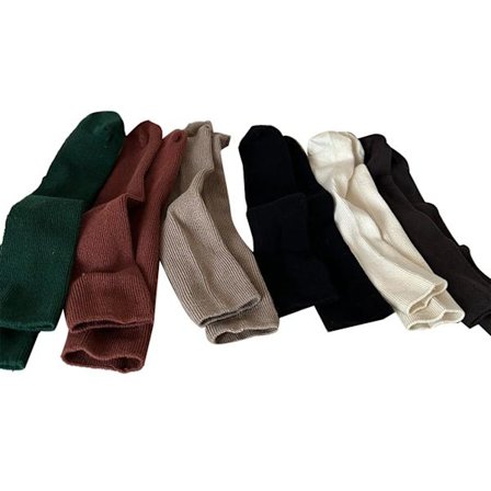 6 Par Babystrømper Komfortable Pustende Søte Design Sklisikre Jenter Stablede Strømper for 1 til 10 År Gamle Barn Type 1