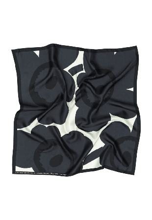 Marimekko Lauhtua Unikko Scarf Halsdukar & scarves Dam Grå 75 x