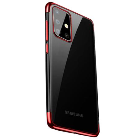 Elegant Floveme beskyttelsesdeksel - Samsung Galaxy A71 Röd