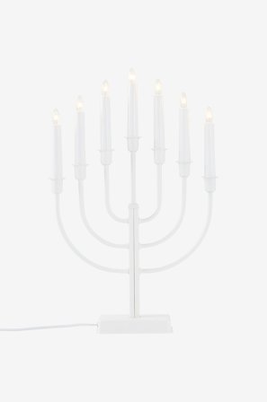 Jotex - KRISTINA el-lysestake Hvit - Kjøp Adventsstaker hos Jotex