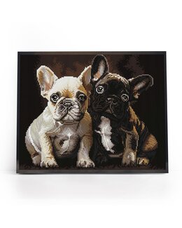 Diamond painting Bulldog Buddies - Varvikas