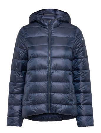 Hooded Polyfilled Jacket Vuorillinen Takki Topattu Takki Sininen Champion