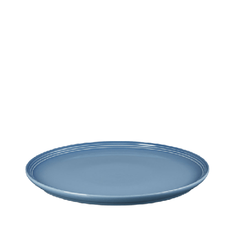 Le Creuset Coupe middagstallrik stengods 27 cm Chambray Skålar Blå