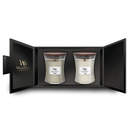 Woodwick Hourglass Candles Medium Hourglass Gift Set - Candela Profumata
