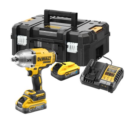 Dewalt DCF900H2T-QW Muttertrekker med batteri og lader, Maskiner