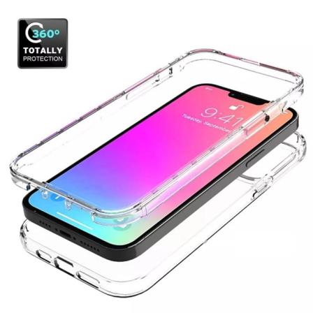 360° Heltäckande & Stötdämpande Skal Iphone 14 Plus Transparent