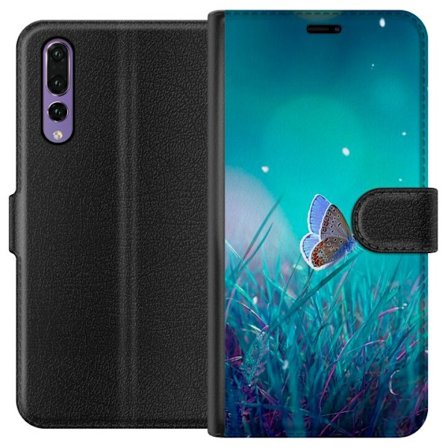 Kompatibelt Plånboksfodral till Huawei Huawei P20 Pro Magical Butterfly