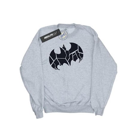 DC Comics Dam/Kvinnor Batman Enfärgad Sköld Sweatshirt L H
