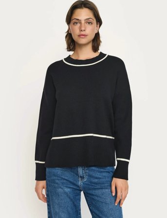 Soft Rebels Srflora Knit - Black - XL
