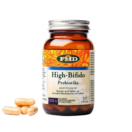 Udo's Choice High-Bifido 30 kaps., Helse & Madvarer, Ingredienser, Mælkesyrebakterier