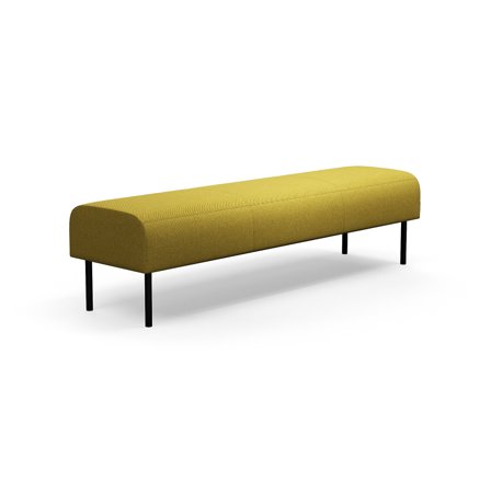 Modulsofa VARIETY, 3-Sitzer, Stoff Blues CSII, gold