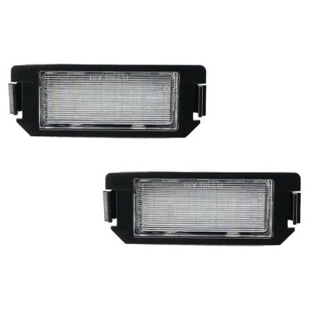 Bil hvit 18-leds nummerskilt lys nummer lys erstatning for Hyundai Veloster Genesis 2d Kia S Black white