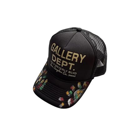GALLERY DEPT Graffiti Letter Baseball Caps Black A