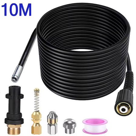 Højtryks bilvaskemaskine vandrør K serie vandpistol rustfrit stål vanduddybningsrør dyse