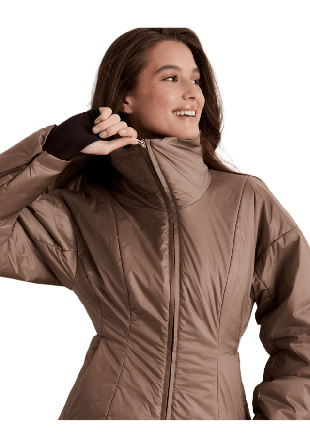 aim'n Padded Jacket Träningsjackor Dam Beige XS