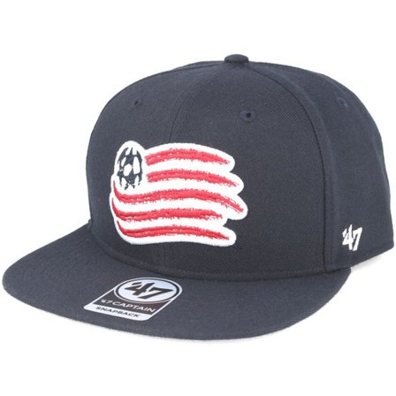 47 Brand - Blå snapback Keps - New England Revolution New England Revolution Sure Shot Captain Navy Snapback @ Hatstore