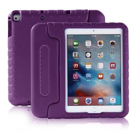 iPad (2017) Enfärgat fodral med handtag - Lila