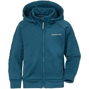 Kids - Didriksons Dive Blue Corin Kids 6 Hoodie 140 cm - Jumpers and knitwear - 140 cm - Blue