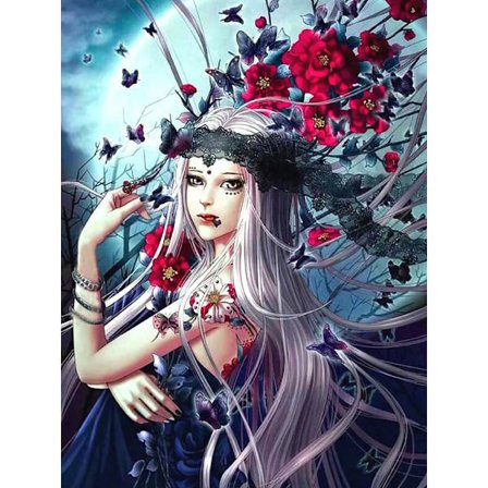 30 x 40 cm, Diamantmålning Broderi Diamantmålning Canvas 5