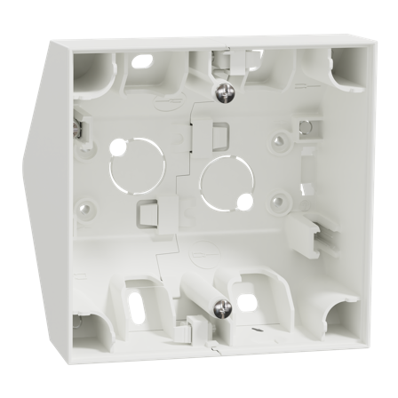 Elko EKO50034 Hjørneboks endestykke, 1–5 rom Renhvit, Installasjonsmaterial