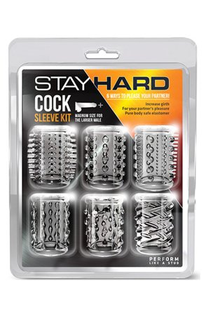 Stay Hard Cock Sleeve Kit Clear - Woome.pl