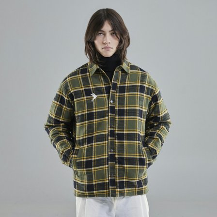 66 North men's Grótta Insulated Jackets - Yellow Moss - 2XL